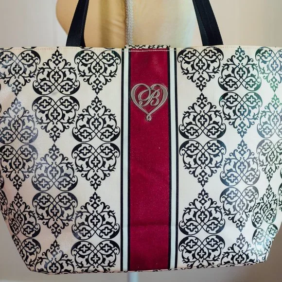 Brighton Black and Red Tote Bag - Picture 3 of 9